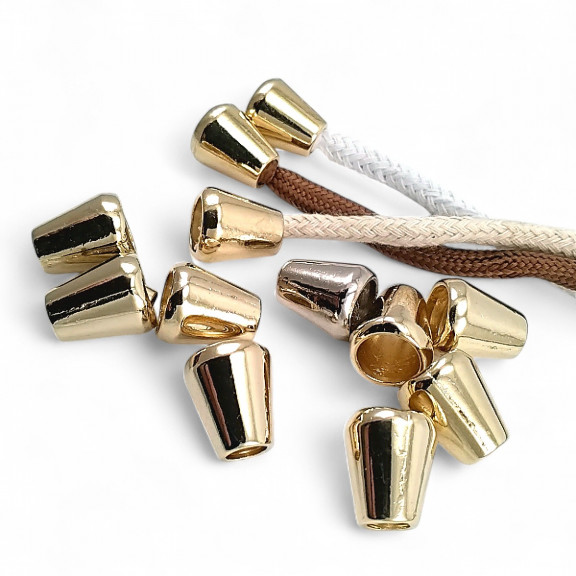 Bağucu Çan Şekil Kordon Girişi 6 mm / 0,27" Metal B0017