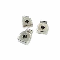 Tek Delikli Metal Stoper 23 x 17 mm boylu 6 mm delik çaplı B0024