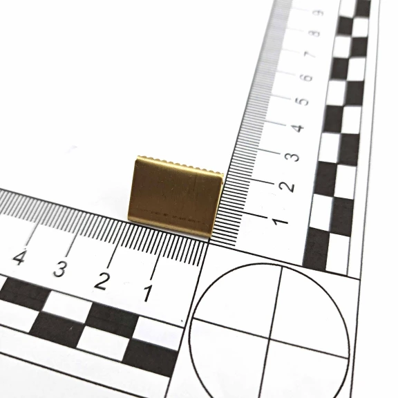 Cord End Clamp 20 mm x 16 mm Brass T0053