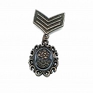 Coat of Arms Medal Type Brooch BRS0004