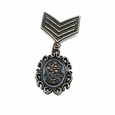 Coat of Arms Medal Type Brooch BRS0004