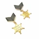 Yıldız Şekil Altın Renk Madalya Tipi Broş BRS0010