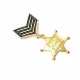 Yıldız Şekil Altın Renk Madalya Tipi Broş BRS0010