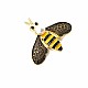 Bee Shape Stylish Brooch BRS0014