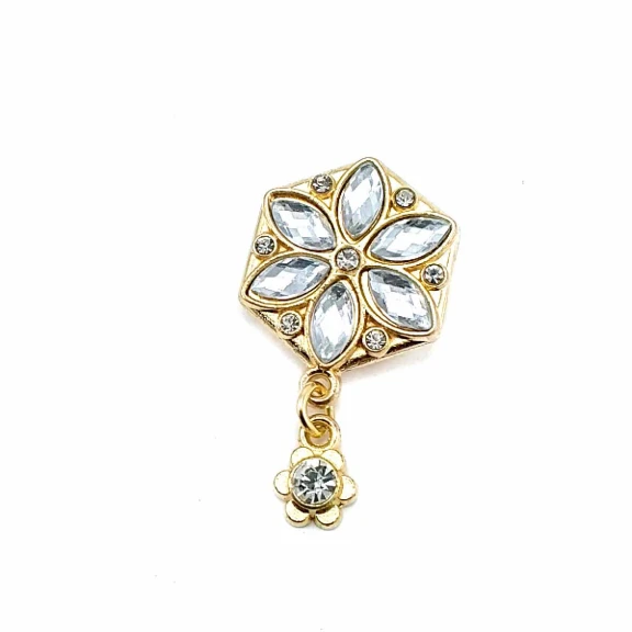 Stone Gold Stylish Brooch BRS0021