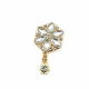 Stone Gold Stylish Brooch BRS0021