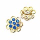 Stone Colored Stone Gold Color Metal Brooch BRS0036