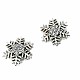 Snowflake Model Silver Color Metal Brooch BRS0038