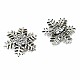 Snowflake Model Silver Color Metal Brooch BRS0038