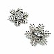 Snowflake Model Silver Color Metal Brooch BRS0038