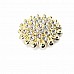 Aesthetic and Stone Gold Color Metal Brooch BRS0042