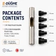 Delik Delme Kalıbı Punch Set 6 mm 7 mm 8 mm 9 mm 12 mm - E-Düğme Tekstil Aksesuarları