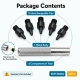 Hole Punch Set with Interchangeable Tips 1-5 mm for Leather and Fabric Accessories
