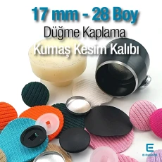 28 L - 17 mm Fabric Cutting Die for Cover Buttons – KKSKKLP0003