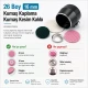 26 boy 16 mm kumaş kaplama kumaş kesim kalıbı, düğme kaplama işlemlerinde kullanılan yardımcı ekipman