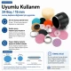 24 boy 15 mm kumaş kaplama kumaş kesim kalıbı, kumaş kaplama düğmeler için doğru ölçüde kesim sağlayan yardımcı ekipman