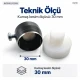 30 Boy kumaş kaplama düğme için 30 mm kumaş kesim kalıbı