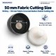 50 Boy 50 mm Kumaş Kaplama Kumaş Kesim Kalıbı KKSKKLP0012