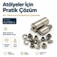 0 Tek Kapaklı Perçin Montaj Aparatı – 6 mm Perçin Çakma Kalıbı KLP000-6, çelik malzeme ile dayanıklı ve profesyonel montaj