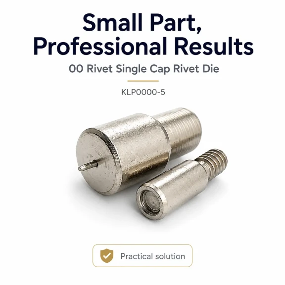 00 Tek Kapaklı 5 mm Perçin Montaj Aparatı - 5 mm Perçin Çakma Kalıbı KLP0000-5, güçlendirilmiş çelik malzemeden üretilmiş, 6