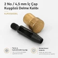 2 No / 4,5 mm İç Çap Kuşgözü Delme Kalıbı KLP00020DEL
