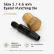 Eyelet Drilling Die 4.5 mm / 0.18 in KLP00020DEL for precise installation of small grommets on various materials