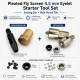 Pleated Screen Eyelet Setting and Hole-Punch Die Starter Set for 4.5 mm / 0.177 in Eyelets, Custom hole-punch die for PVC