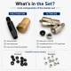Pleated Screen Eyelet Setting and Hole-Punch Die Starter Set for 4.5 mm / 0.177 in Eyelets, Custom hole-punch die for PVC
