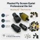 2 No 4,5 mm Plise Sineklik Kuşgözü Delme ve Montaj Kalıbı Profesyonel Seti