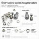 Düz Kuşgözü No 24 Çakma Aparatı - 9,5 mm Pirinç Kuşgözü Montaj Kalıbı