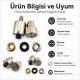 2 Nolu Kuşgözü Kalıbı 4 mm - 4,5 mm Kendinden Delmeli Kuşgözü Çakma Kalıbı, kumaşlar için pratik montaj çözümü