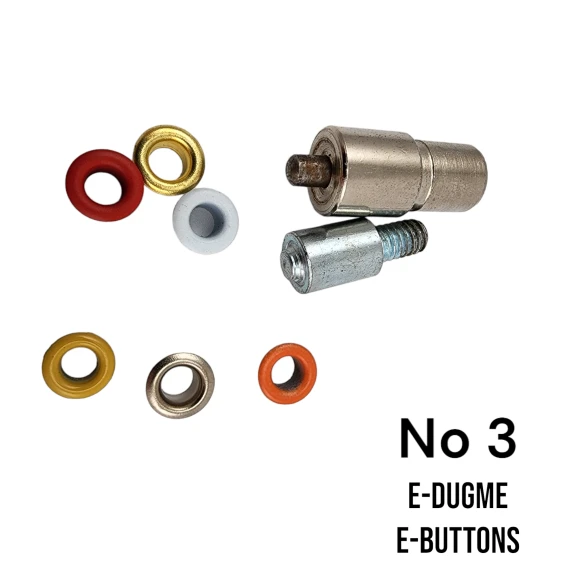 3 No Kuşgözü Kalıbı - 10 mm Kuşgözü Çakma Aparatı KLP0003