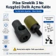 Custom 5 mm hole-punch die for pleated screen eyelets, suitable for fabric, leather, and wood preparation
