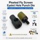 Custom 5 mm hole-punch die for pleated screen eyelets, suitable for fabric, leather, and wood preparation