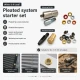 Pleated Screen Eyelet Setting and Hole-Punch Die Starter Set for 5-5.5 mm Eyelets, Custom PVC Strip Punch Die, Heat-Treated