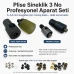 3 No / 5–5,5 mm Plise Sineklik Kuşgözü Delme ve Montaj Kalıbı Profesyonel Seti KLP00030SinSETPr