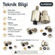 3 Nolu Kuşgözü Kalıbı 5 mm Kendinden Delmeli Ters Kuşgözü Çakma Kalıbı KLP0003D