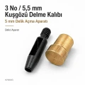 Eyelet Hole Punch Die 5 mm / 0.20 in KLP0003DEL