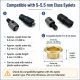 3 No Plise Sineklik Kuşgözü Montaj Kalıbı 5–5,5 mm Özel Üretim Isıl İşlemli Çelik KLP0003Sin, çelik malzeme ile üretilmiş