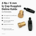 6 mm / 0.24 in Eyelet Punching Die for 6–6.5 mm / 0.24–0.26 in Inner Diameter Eyelets KLP00040DEL