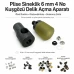 Custom 6 mm / 0.236 in Hole-Punch Die for Pleated Screen Eyelets with 6–6.5 mm / 0.236–0.256 in Inner Diameters KLP00040SinDEL
