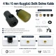 Custom 6 mm hole-punch die for pleated screen eyelets with 6-6.5 mm inner diameters, suitable for leather, fabric, and