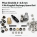 4 No / 6–6,5 mm Plise Sineklik Kuşgözü Montaj ve 6 mm Delik Açma Kalıbı Başlangıç Seti KLP00040SinSET