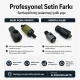 4 No Plise Sineklik Kuşgözü Delme ve Montaj Kalıbı Seti, 6 mm çapında delik açma ve montaj işlemleri için özel tasarım