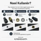 4 No Plise Sineklik Kuşgözü Delme ve Montaj Kalıbı Seti, 6 mm çapında delik açma ve montaj işlemleri için özel tasarım