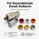 4 Nolu Kuşgözü Kalıbı Kendinden Delmeli Kuşgözü Çakma Kalıbı 6 mm - 6,5 mm, kumaş montajı için ideal, dayanıklı malzeme ile