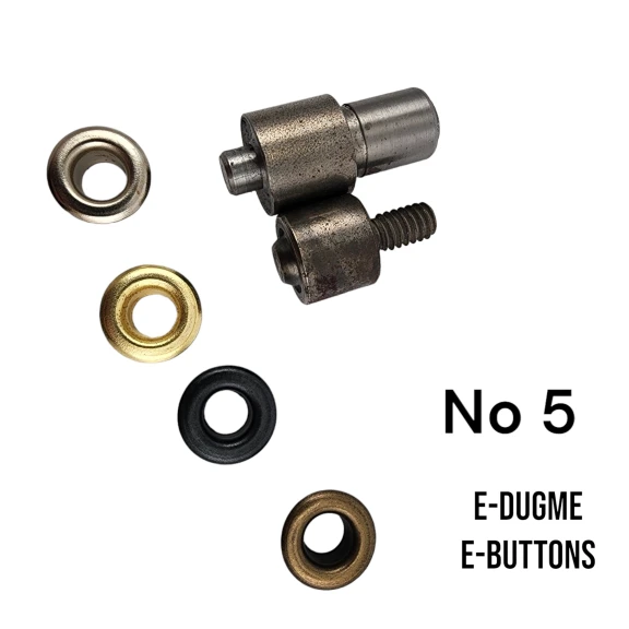 5 No Kuşgözü Kalıbı - 15 mm Kuşgözü Çakma Aparatı KLP0005