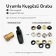 5 No kuşgözü delme kalıbı KLP00050DEL, 8-8,5 mm iç çap, metal yapıda, tekstil ve deri ürünleri için montaj aparatı