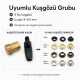 5 No kuşgözü delme kalıbı KLP00050DEL, 8-8,5 mm iç çap, metal yapıda, tekstil ve deri ürünleri için montaj aparatı