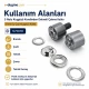 5 Nolu Kuşgözü Kendinden Delmeli Çakma Kalıbı 8 mm İç Çap Kuşgözü Kalıbı KLP0005D ile kumaşınıza kolayca kuşgözü takın